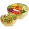 Akamino 2 Pack Stainless Steel Mixing Bowls, 5.9 &amp; 7.9 Inch Gold Metal Salad Bowls, Soup Bowl, Noodle Bowl, Snack Bowl, Serving Bowls for Mixing, Cooking, Baking, Prepping - 700ML&amp; 1200ML