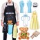 Cotwinter 7 Pcs Daddy Duty Apron Diaper Duty Apron New Dad Gifts for Baby Shower Gender Reveal First Time New Dad Gifts(Classic)