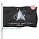 Space Force Flag 3x5 Outdoor Double Sided- Heavy Duty United States Space force Military Flags Banner with 2 Brass Grommets 4 Rows Stitched