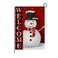 OTOSTAR Christmas Garden Flag Double Sided Red Christmas Yard Flag Winter Rustic Yard Decorations Snowman with Buffalo Plaid Christmas Flag for Outside Holiday Banners Outdoor Decor 12"x18" (Snowman)