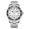 SEA-GULL Men's Watch Rolling Panda Design 100M Diving Watches Automatic Mechanical Wristwatch Ocean Star Series 816.17.1066, White, bracelet