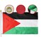 Premium Palestine Flag 3x5 Ft Large,Sewn Stripes  Quadruple Stitched Fly Ends Palestinian Flags House Decoration Banner Souvenir Gift