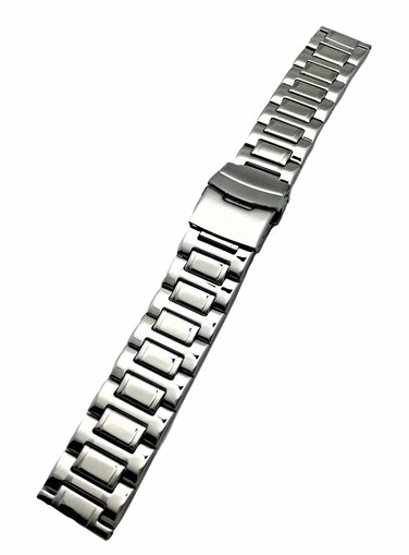 NewLife 22mm Metal Watchband Men's Women's Silver Stainless Steel Watchstrap Replacement Wrist Band Bracelet with Clasp that brings New Life to Any Watch