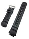 NewLife 16mm Black, Rubber Polyurethane (PU) Material Watchband   Comfortable Tough, Durable Replacement Watchstrap that brings to Any Watch (for Men and Women)