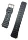 NewLife 20mm Black Rubber Watchband - Comfortable and Durable PVC Material Watchstrap