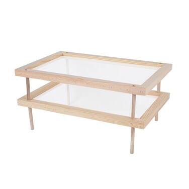 YiePhiot Herb Drying Rack, Wooden Herb Drying Rack, Herb Drying Storage with 2 layer herb drying rack for drying pasta flowers plant specimens and more