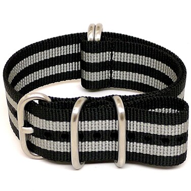Da Luca Ballistic Nylon Military Watch Strap - Bond (Matte Buckle) : 26mm