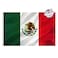 Mosprovie Mexico Flag 2x3 Outdoor Double Sided- Heavy Duty 3ply Mexican National Flags Super Durable Flags 2 Rows Stitched Edge Canvas Header with 2 Brass Grommets