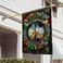 FLAGWIX All The People Living Life In Peace Hippie Flag - House Flag 30x40, Decorations For Home, Outside - Peace Sign, Boho, Hippie Decor, Double Sided, Heavy Duty Canvas Flag Indoor Outdoor