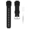 unilabo 71606395 Resin Watch Band Compatible for Casio 3232 DW-9051 DW-9052 DW-004C DW-6900 GW-6900 G-2200 G-2210 16mmx 26mm Strap Replacement for men and women wirst watchband, Black