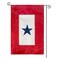 Flagolden Embroidered Military Service Garden Flag One Blue Star 12x18 Inch for Outdoor Double Sided Military Flags Durable Polyester Deployed Deployment Flag
