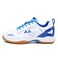 Condromly Men's Light 22 Lightweight Cushioning Pickleball Court Shoes (White/Blue, 8.5)