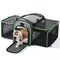Gardner Pet Cat Carrier, 17&quot; x 11&quot; x 9&quot; Cat Carriers Airline Approved, Breathable Mesh, Expandable Soft-Sided Carrier for Travel, BPA-Free for Cat &amp; Small Dog