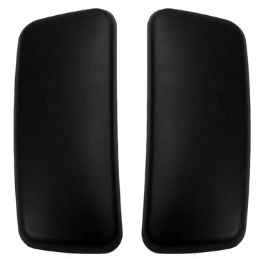 HYEJDRV Chair Armrest Replacement Parts Haworth Chair Arm Pad, Arm Pad Caps Replacement for Haworth Zody Office Chair 1 Pair (Black)