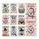 Seasonal Garden Flags Golden Doodle Double Sided Flags Set of 11 Holiday Farmhouse Indoor Outdoor Yard Lawn Decorations 12.5x18 Inch