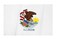 ROTERDON Illinois State Flags 4x6 FT, Made in USA, Embroidered IL State Flag, Outdoor Heavy Duty Illinois Flag with Brass Grommets