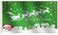 Green Merry Christmas Flag 3x5 Ft Large House Decoration, 100D Satin Fabric for Moderate-Outdoor&amp;Indoor, Happy New Year Holiday House Decor Banner