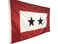 3x5' 2 BLUE STARS Service Star Flag, All Weather Nylon for Outdoor, Made in USA
