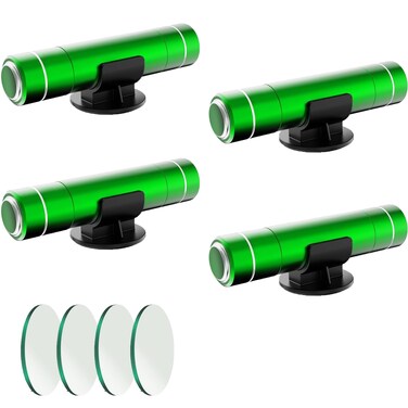 HHXS Car Window Breaker Seatbelt Cutter Tool, Safe Hammer Glass Breaker Under Water Safety Hammer Emergency Escape Glass Breaker Life Hammer for Car (4 Pcs, Green)