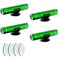 HHXS Car Window Breaker Seatbelt Cutter Tool, Safe Hammer Glass Breaker Under Water Safety Hammer Emergency Escape Glass Breaker Life Hammer for Car (4 Pcs, Green)