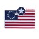 AMZFLAG American Betsy Ross Flag 3x5 ft Outdoor, Embroidered 13 Stars Colonial Flags Made in USA, Heavy Duty US United States 13 Colonies Flag with 2 Brass Grommets