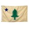 3x5' Historic 1901 Original Maine State Flag - Fully Sewn Applique Durable All-Weather Nylon, Made in USA, Indoor or Outdoor Use