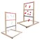 GOTHINK Wooden Ladder Toss Game - 2 Finished Wood Ladder Toss Set with 12 Ladder Ball Bolos - Indoor &amp; Outdoor Game for Child Teens Adults &amp; Family - Backyard Games - Yard Games