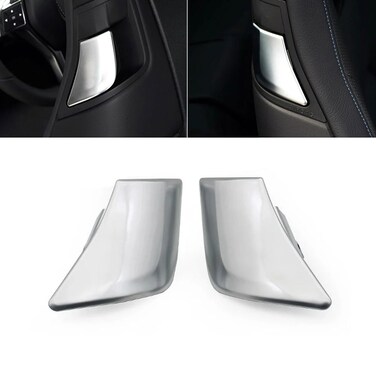 Goodithy Front Seat Backrest Lock Switch Cover Handle, Interior Seat Back Adjust Handle Recliner Lever Replacement for Mercedes-Benz C E Class W207 W204 Coupe E200 E260 E300 2079108606 (Matte 2pcs)