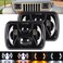 YUGUANG 5x7 7x6 LED Headlights, H6054 LED Headlights Hi/Low Beam DRL Amber Turn Signal DOT Approved Compatible with Jeep Wrangler Cherokee XJ YJ Nissan Toyota GMC Truck, 2PCS