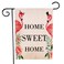Ogiselestyle Flamingo Garden Flag Home Sweet Home Double Sided Decorative House Small Yard Decor Flags for Indoor &amp; Outdoor Decoration 12 X 18 Inch