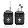 JCANOL Wireless in Ear Monitor System, 2.4G Stereo Wireless IEM System with Beltpack Transmitter Receiver Auto-Pairing, 164ft for Studio, Band, Live Performance