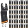 Trivd Frol 50Pcs Curved-Edge Oscillating Tool Blades Professional Universal Oscillating Saw Blades Wood Multitool Blades Compatible with Dewalt, Milwaukee, Ryobi, Rockwell, Bosch