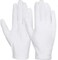 anezus 6 Pairs White Cotton Gloves for Dry Hands Eczema SPA Moisturizing, Work Glove Liners for Serving Costume Inspection