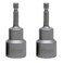 Leveling Scissor rv-Jacks Socket Drill Adapter With 1/4 Quick Connect Hex Shank Tools, Works With All 3/4 or 19mm Hex Drive Jacks,Power Nut Driver Bit Set 2 Pieces CQSPMOTO