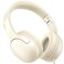 LORELEI E5 Wired Headphones for Kids Foldable &amp; 3.5mm Jack Tangle Free Nylon Wire Stereo On Ear Headsets for Kids/Children/School/Tablet/Ipad/Kiddle/Plane (Beige White)