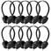 CN-Outlet Bulk Headphones for Classroom School Students Kids Teens Children Gift and Adults,Wholesale Wired Adjustable On Ear Headphones 10 Pack (Black)
