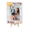 OXRUN Boho Rainbow Photo Frame, Me &amp; My Brother Wooden Picture Frame with Easel, 4x6 Photo Insert, Newborn Gifts, Nursery Decor - A05