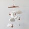 Cloud Moon Crib Mobile Cloud Baby Mobile for Crib Neutral Boho Clouds and Stars Moon Mobile Boucle Mobile