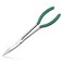 LEONTOOL 11 Inch Long Reach Needle Nose Pliers with Serrated Teeth Long Nose Pliers Straight Extra Long for Hard-to-Reach Narrow Spaces and Limited Clearance Areas