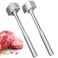 Meat Tenderizer 1 pcs Aluminium Mallet Dual-Sided - Tenderizer Tool Kitchen Pounder - Home Hammer for Tenderizing Ice Steak Stainless Veal &amp; Chicken Safe Beater 1309479
