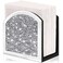 Wocred Mirror Napkin Holder,Crystal Crushed Diamond Vertical Holder,Cute Glass Mirror Napkin Holder for Counter or Table.(5.9&rdquo;X5.9&rdquo;X3&rdquo;)