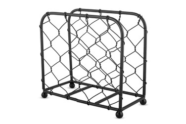 GoCraft Chicken Wire Napkin Holder   Rustic Farmhouse Napkin holder for Kitchen (Black Finish)