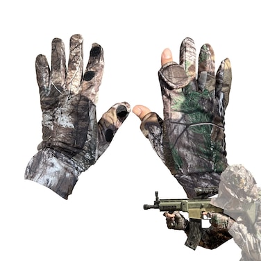BEAUTI4U Hunting Equipment Hunting Gloves Camo Hunting Gear Men&rsquo;s Camo Hunting Gloves for Outdoor Activities