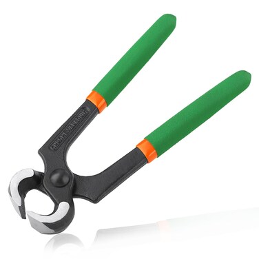 LEONTOOL End Cutting Pliers 6 Inches Nail Puller Plier Carpenter Pincer with PVC Handles Stiletto Remove Pliers for Women Nail Remover Tool for Wire Twisting Cutting and Nail Pulling