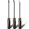 Mudder 3 Packs Tack Lifter 3 mm U Tip Nail Staple Rivet Tack Puller Screwdriver Upholstery Staple Remover Tool for Furniture (Yellow, Black)