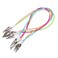Angzhili 5 Pcs Dental Bib Clips,Silicone Napkin Clip Bib Holders with Colorful Silicone Lanyard and Stainless Steel Clip(Multicolor)