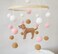 Baby Crib Mobile for Girls Boys Dog Theme Baby Mobile for Crib Mobile for Bassinet with Felt Ball
