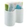 Sizikato Pure White Porcelain Tabletop Napkin Holder for Kitchen Restaurant Home Decor, Large - 6.5 Inches