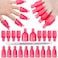 Makartt Nail Polish Remover Kit 20 Pcs, Soak Off Cap Clips, with Double-Ended Cuticle Pusher, UV Gel Polish Removal Tools for Fingers and Toes, Reusable, Rose