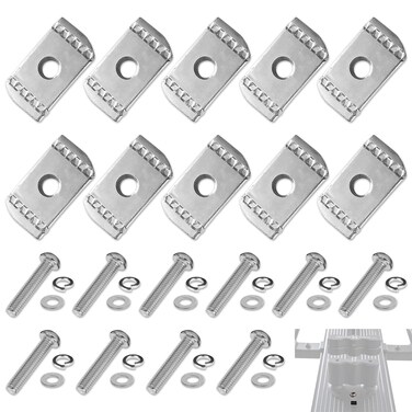 20pcs Screws Kit for Rhino-Rack Pioneer Rotopax, M6 304 Stainless Steel Machine Screws for Rhino Rack Pioneer Rotopax Screws Nut Kit Machine Screws Accessories for Car Bracket 43203 (25mm)
